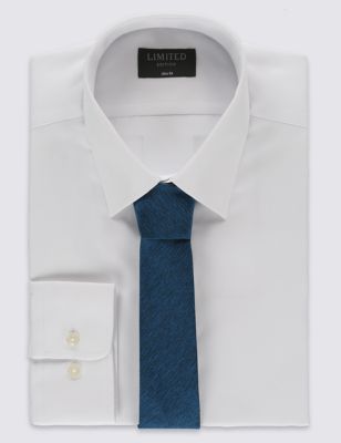 Slim Fit Easy to Iron Shirt with Tie